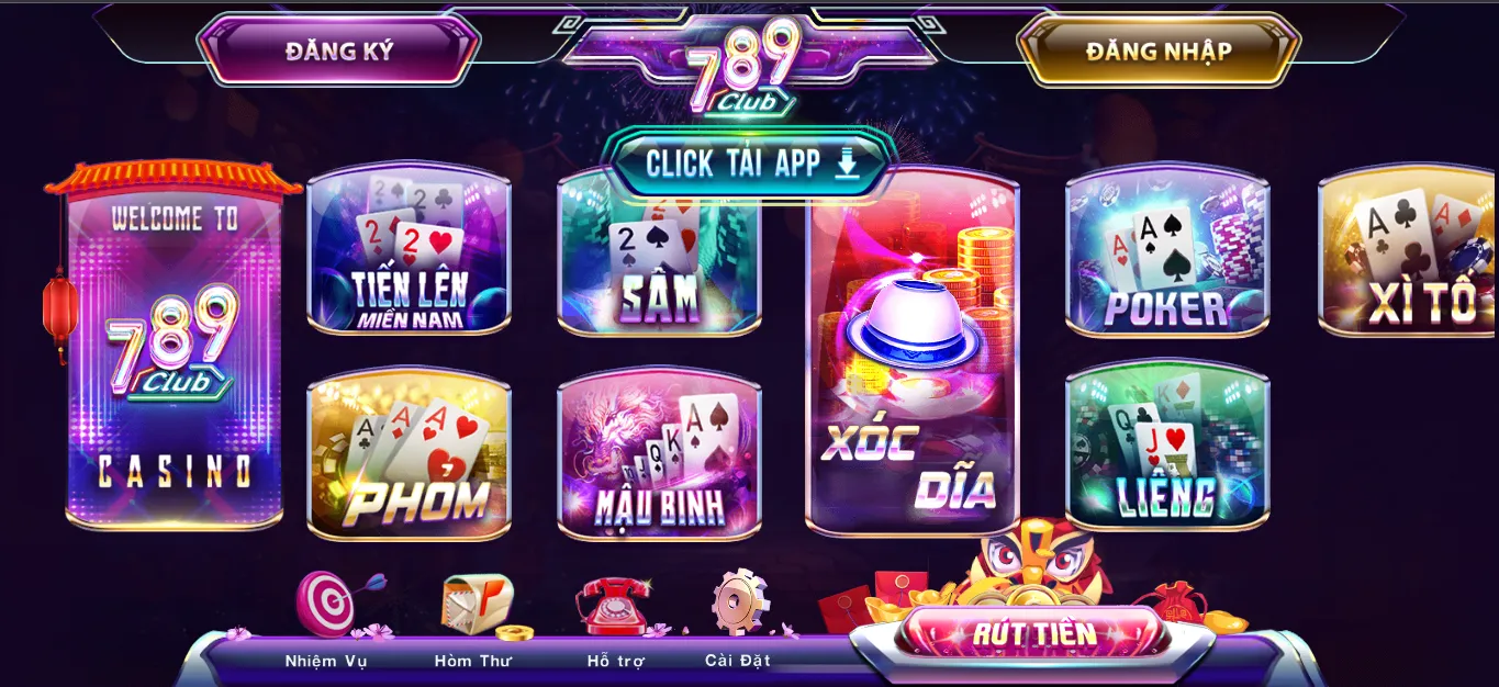 Kho game bài tại 789Club có nhiều trò khá thú vị